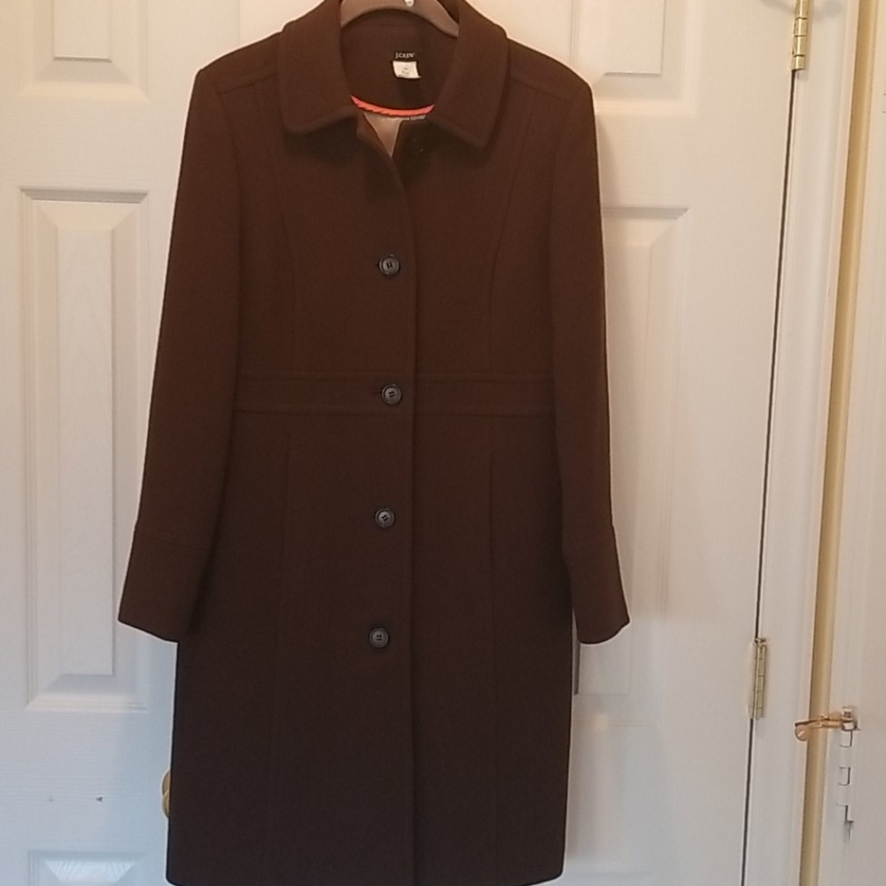 JCrew Lady Day Wool Coat, Thinsulate Lined